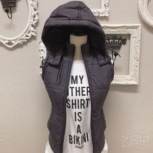 Street Soul Puffer Vest with hood